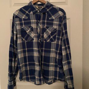 Salt Valley Western button up Shirt Large